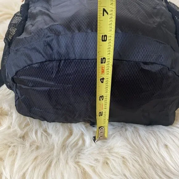 Ellie Packable Backpack Black/Pink Gold Supper Lightweight Travel Vacation NWT - Picture 8 of 10